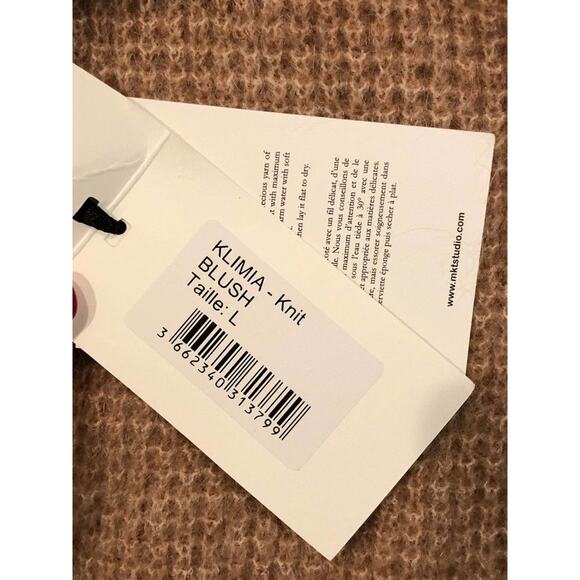 Mohair wool Blend Klimia Sweater Large from MKT Tan Oversized Fall - Picture 5 of 8